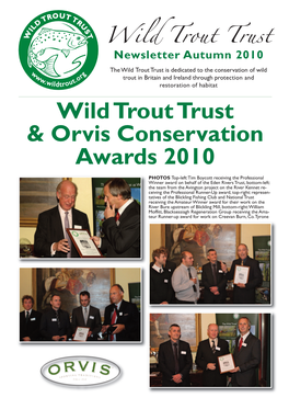 Wild Trout Trust & Orvis Conservation Awards 2010