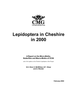 Lepidoptera in Cheshire in 2000