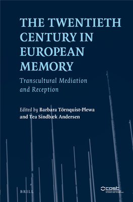 Twentieth Century in European Memory