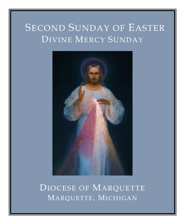 Second Sunday of Easter Divine Mercy Sunday