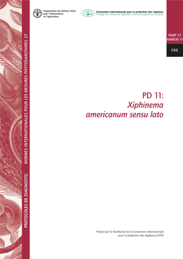 PD 11: Xiphinema Americanum Sensu Lato