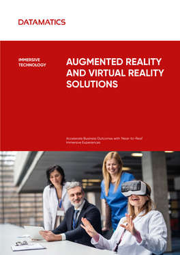 Augmented Reality and Virtual Reality Solutions 1