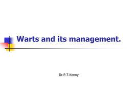 Warts and Its Management