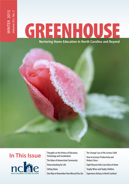 GREENHOUSE Winter 2015 (PDF)