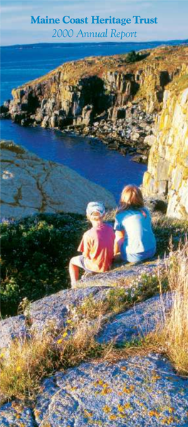 2000 Annual Report Maine Coast Heritage Trust Works