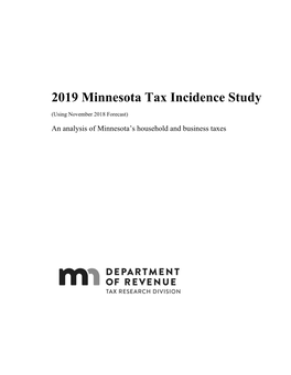 2019 Minnesota Tax Incidence Study