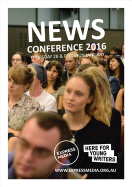 Conference 2016 Thursday 28 & Friday 29 January