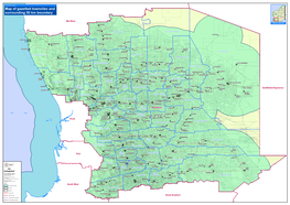 Wheatbelt Region Map of Gazetted Townsites and KIMBERLEY PILBARA Surrounding 50 Km Boundary GASCOYNE MID WEST