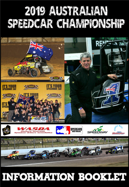 2019 Australian Speedcar Championship Information Booklet