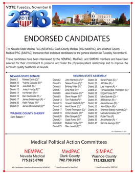 Endorsed Candidates