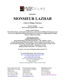 Monsieur Lazhar