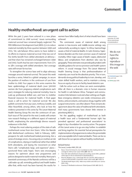 Lancet Maternal Mortality.Pdf