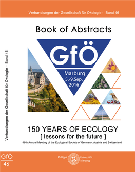 150 Years of Ecology – Lessons for the Future