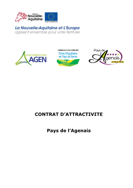 Contrat D'attractivité De L'agenais