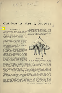 Califorr\Ia Art &^ Nature