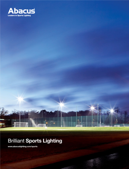 Sports Lighting Brochure