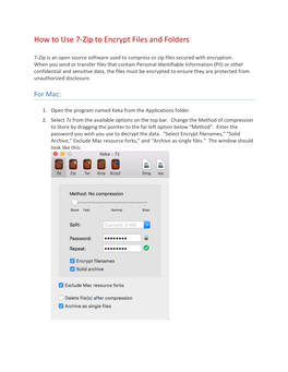 How to Use 7-Zip to Encrypt Files and Folders
