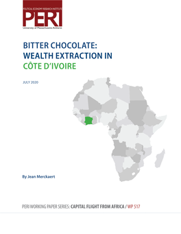 Wealth Extraction in Côte D'ivoire