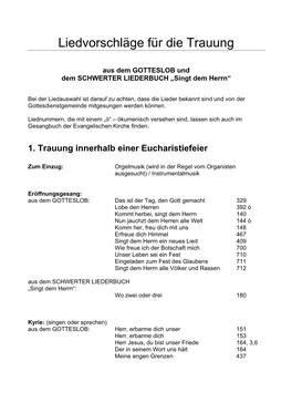 Liedvorschläge Für Die Trauung.Pdf