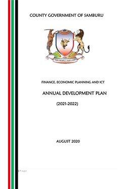 Annual Development Plan