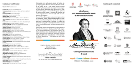 Convegno Internazionale Di Studi Napoli· Vienna· Milano· Altamura