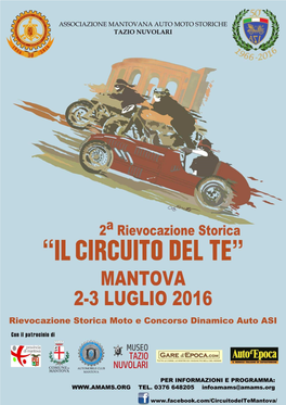 Presentazione Circuito Del Te 2016 Partecipanti