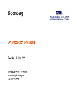 An Introduction to Warrants