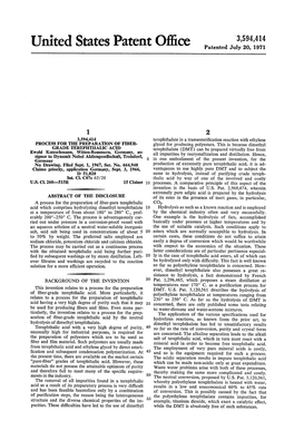 United States Patent Office Patented July 20, 1971