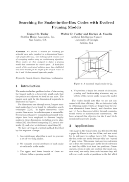 Searching for Snake-In-The-Box Codes with Evolved Pruning Models