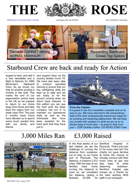 HMS Montrose July/August 2020 Newsletter