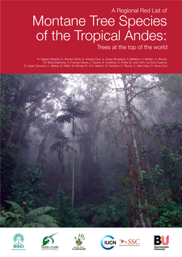 The Regional Red List of Montane Tree Species of the Tropical Andes