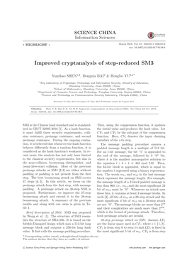 Improved Cryptanalysis of Step-Reduced SM3