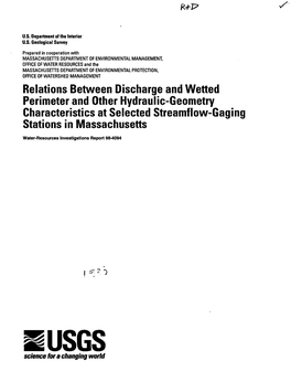 Relations Between Discharge and Wetted Perimeter and Other Hydraulic-Geometry Characteristics