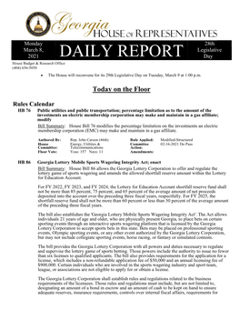 DAILY REPORT 28Th