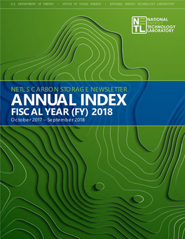 ANNUAL INDEX FISCAL YEAR (FY) 2018 October 2017 – September 2018 U.S