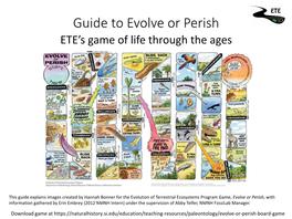 Guide to Evolve Or Perish ETE’S Game of Life Through the Ages