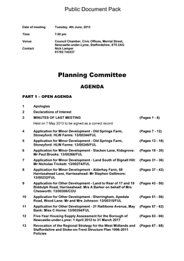 Planning Committee