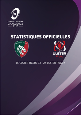 Statistiques Officielles Du Match