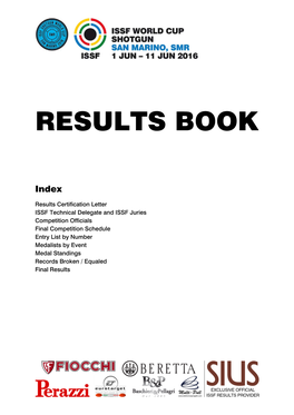 Results Book