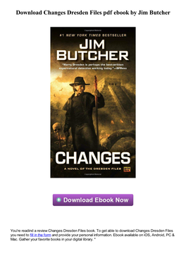 Download Changes Dresden Files Pdf Book by Jim Butcher