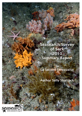 Seasearch Survey of Sark 2010 Summary Report