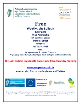 Weekly Jobs Bulletin