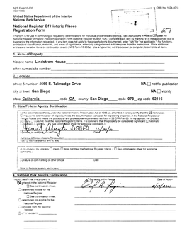 National Register of Historic Places Registration Form :>S