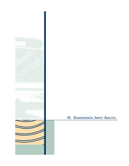 Iv. Environmental Impact Analysis