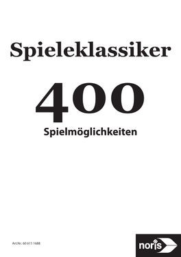 Spieleklassiker 400 Spielmöglichkeiten