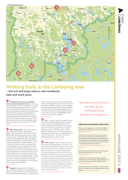 Walking Trails in the Linköping Area