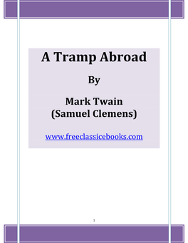 A Tramp Abroad.Pdf