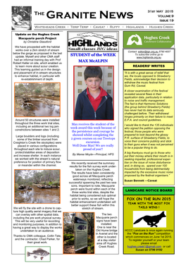 Granite News Volume 9 Issue 19
