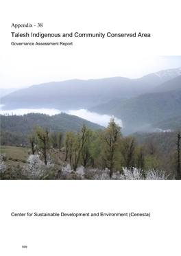 Talesh Indigenous and Community Conserved Area Governance Assessment Report