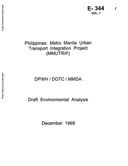 Initial Environmental Examination